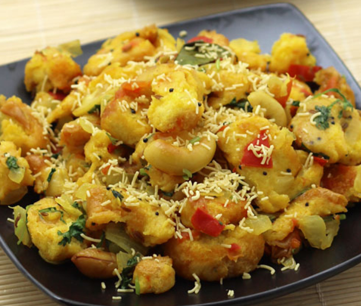 Cooked masala mixture